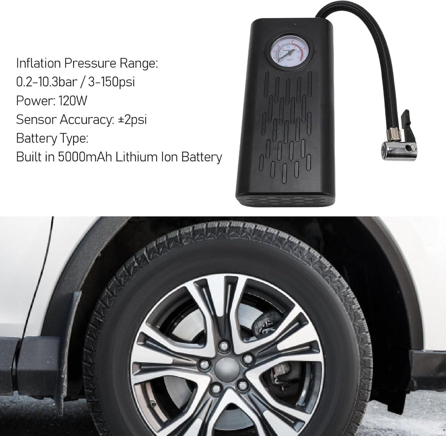 Portable Air Compressor Tire Inflator - EverVibe